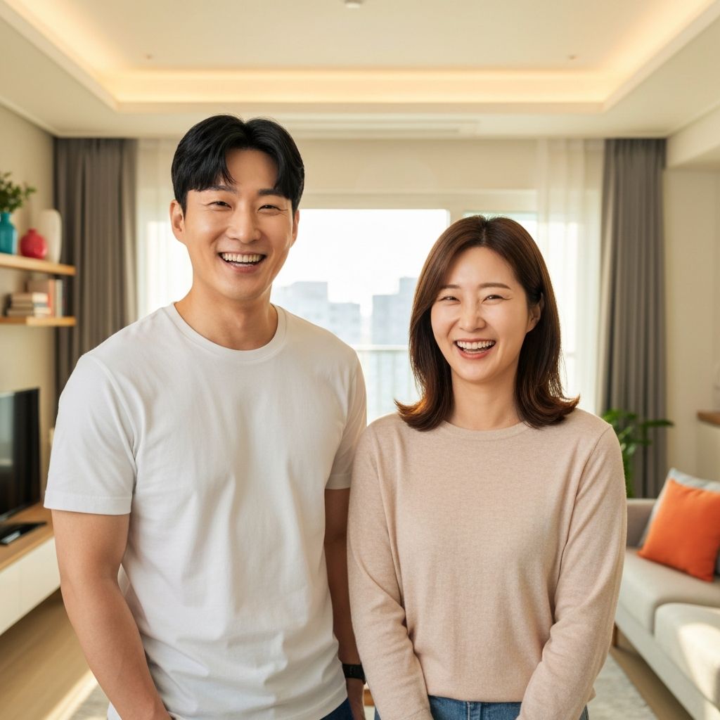 프리홈청소 서비스를 이용하고 만족한 고객 가족